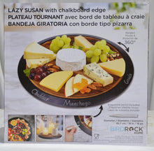 Load image into Gallery viewer, BirdRock Home Lazy Susan with Chalkboard Edge
