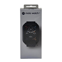 Load image into Gallery viewer, Motorola Moto Watch 70 Smartwatch with Heart Rate Monitor - Black
