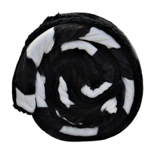 Load image into Gallery viewer, Life Comfort Reversible Plush Sherpa Blanket Checkered Black&amp;White Queen-Home-Liquidation Nation

