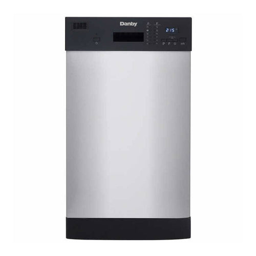 Danby 18 in. Built-in Dishwasher with Stainless-steel Tub DDW1804EBSS
