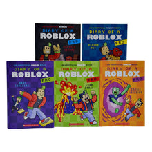 Load image into Gallery viewer, Diary of a Roblox Pro Box Set Books 1-5
