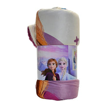 Load image into Gallery viewer, Disney Frozen Plush Sherpa Reversible Blanket
