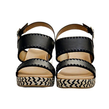 Load image into Gallery viewer, Dolce Vita Women&#39;s DV Esmaya Wedge Sandal US10M - Black-Footwear-Liquidation Nation
