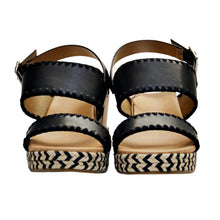 Load image into Gallery viewer, Dolce Vita Women&#39;s DV Esmaya Wedge Sandal US9M - Black
