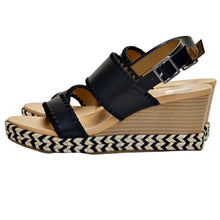 Load image into Gallery viewer, Dolce Vita Women&#39;s DV Esmaya Wedge Sandal US9M - Black-Liquidation Store
