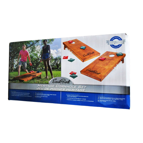 EastPoint Heritage Solid Wood Cornhole Set (2 ft. x 4 ft.)