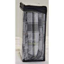 Load image into Gallery viewer, Eddie Bauer Everyday Cotton Percale Sheet Set King -Chinook Plaid Gray/Ivory-Bedding-Liquidation Nation

