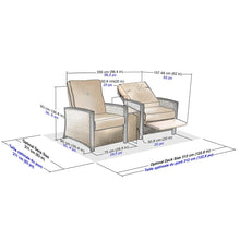 Load image into Gallery viewer, Edgewater 3-piece Woven Recliner Set
