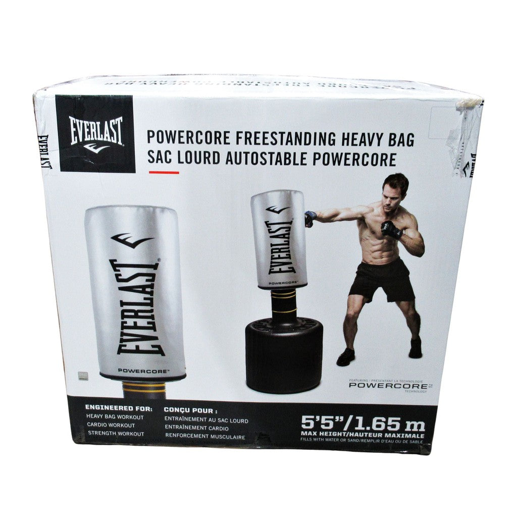 Everlast Powercore Freestanding Heavy Bag Grey – Liquidation Nation