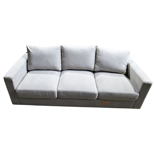 Fabric 3 Seater Sofa Cream