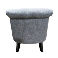 Load image into Gallery viewer, Fabric Slipper Chair Grey
