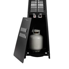 Load image into Gallery viewer, Fire Sense Modern Pyramid Flame Patio Heater in Matte Black
