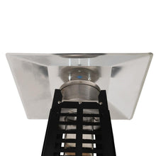 Load image into Gallery viewer, Fire Sense Modern Pyramid Flame Patio Heater in Matte Black
