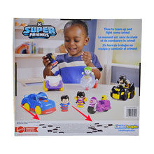 Load image into Gallery viewer, Fisher Price Little People Crime-Fighters Vehicle Set - 10 Piece
