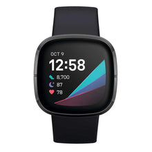 Load image into Gallery viewer, Fitbit Sense Unisex Smart Watch - 2 Charging Cables Black
