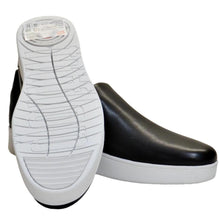 Load image into Gallery viewer, Fitflop Rally Leather Slip on Skate Sneakers Unisex 10 Black-Liquidation
