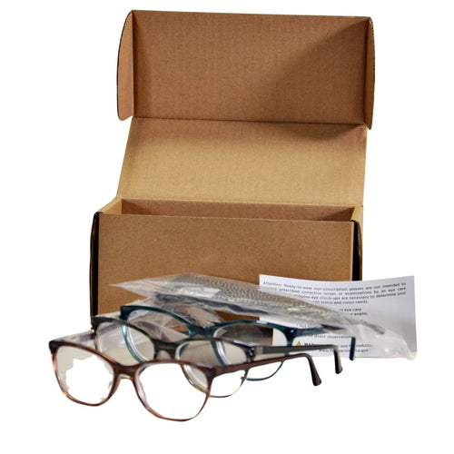 Foster Grant Design Optics Plastic Reading Glasses 3 Pack +3.00