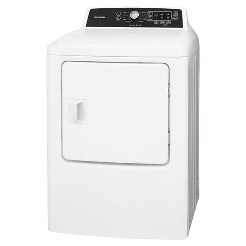 Frigidaire 6.7 cu. ft. White Front Loading Dryer with Quick Dry Cycle - CFRE4120SW