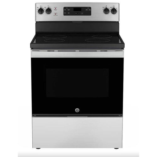 GE 30 in. 5.0 cu. ft. Electric Freestanding Range JCB630SVSS