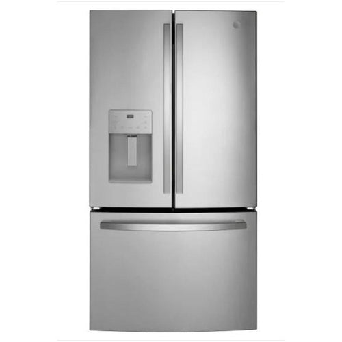 GE 36 in. 25.6 cu.ft. Bottom Freezer Refrigerator GFE26JYMFS