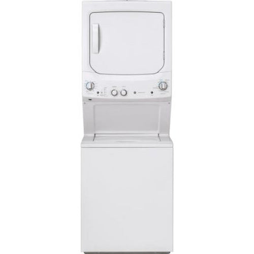 GE Spacemaker 27-inch Stacked White Laundry Centre GUD27ESMM1WW