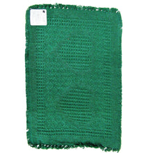 Load image into Gallery viewer, Gajmoti Jacqard Place Mats (6) with Runner (1) Green
