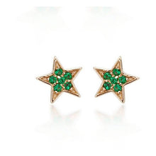 Load image into Gallery viewer, Galleria Armadoro Gold Plated Star Stud Earrings
