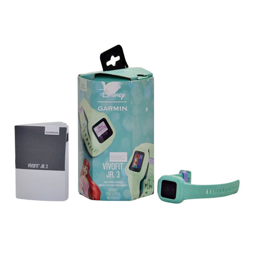 Garmin Unisex Vivofit Jr.3 Disney The Little Mermaid Silicone Band Smart Watch 3