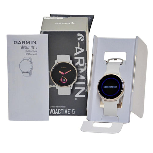 Garmin Vivoactive 5 Health & Fitness Smartwatch with GPS - Cream