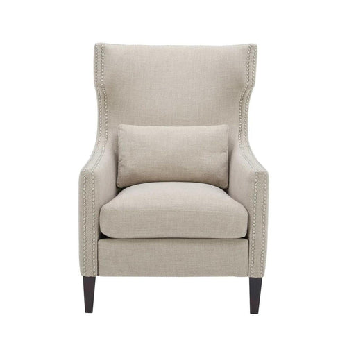 Gilman Creek Contemporary Fabric Chair - Cream