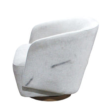 Load image into Gallery viewer, Gilman Creek Kosi Swivel Tub Chair with Wood Base Beige
