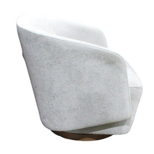 Load image into Gallery viewer, Gilman Creek Kosi Swivel Tub Chair with Wood Base Beige
