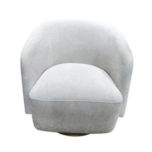 Load image into Gallery viewer, Gilman Creek Kosi Swivel Tub Chair with Wood Base Beige
