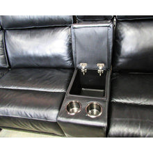 Load image into Gallery viewer, Gilman Creek Leather Power Reclining Sectional Black-Liquidation Store
