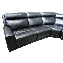 Load image into Gallery viewer, Gilman Creek Leather Power Reclining Sectional Black
