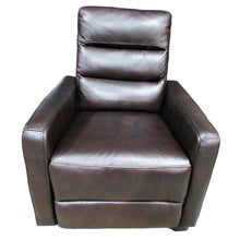 Load image into Gallery viewer, Gilman Creek Leather Power Swivel Glider Recliner Brown
