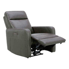 Load image into Gallery viewer, Gilman Creek Top-grain Leather Power Recliner Grey
