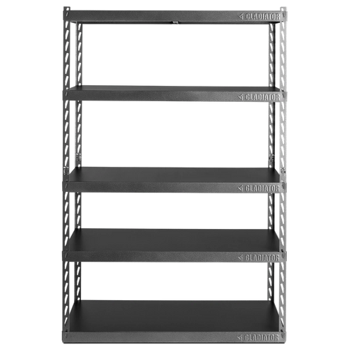 Gladiator 48 Wide EZ Connect Rack with Five 24 Deep Shelves YGRK485XGG
