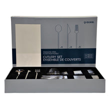 Load image into Gallery viewer, Golden Bell Square Cutlery Set 24 pieces
