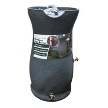 Load image into Gallery viewer, Good Ideas 50 Gallons Plastic Drainable Planter Rain Barrel Grey
