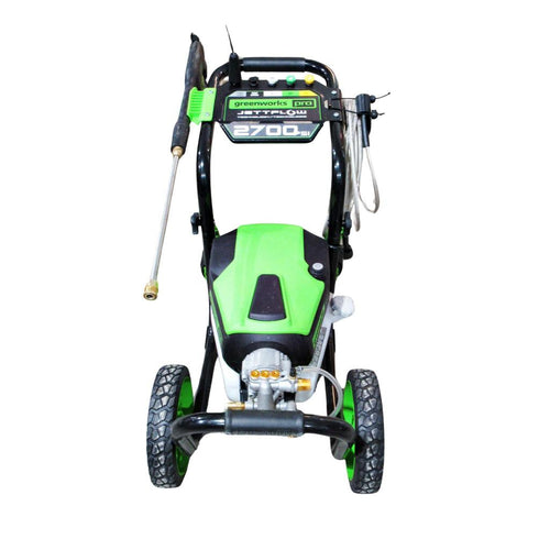 Green Works 2700 PSI Electric High-Pressure Washer with UberFlex Hose