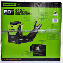 Load image into Gallery viewer, Greenworks Pro 80 V Cordless Backpack Leaf Blower Bare Tool Only-Garden &amp; Patio-Liquidation Nation

