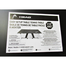 Load image into Gallery viewer, HEAD Easy Setup Table Tennis Table Bundle
