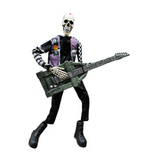 Load image into Gallery viewer, Halloween Skeleton Punk Rocker 1.83 m (6 ft.)
