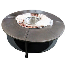 Load image into Gallery viewer, Haloo Round Smokeless Fire Table with Wood Storage
