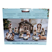 Load image into Gallery viewer, Hand Painted Nativity Scene 13 Piece
