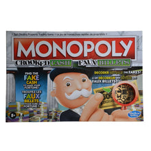 Load image into Gallery viewer, Hasbro Gaming Monopoly Crooked Cash Board Game 8+
