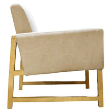 Load image into Gallery viewer, Hearth &amp; Hand with Magnolia Canvas Upholstered Accent Armchair - Khaki
