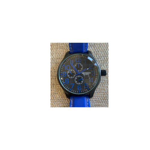 Hennessy Quartz Men's Watch Blue
