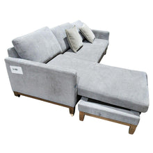 Load image into Gallery viewer, Henredon Murphy 2-piece Fabric Sofa w/Reversible Chaise Grey
